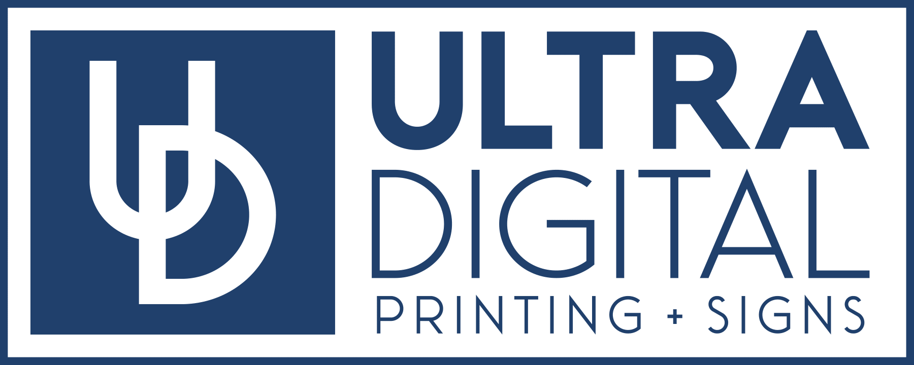 Ultra Digital Printing and Signs logo